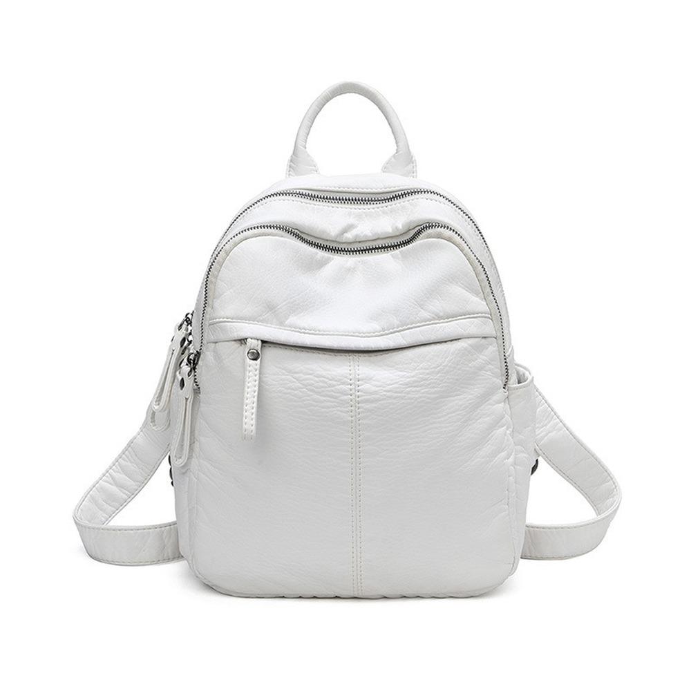 Annmouler Luxury Women Backpacks Pu Leather Shoulder Bag Soft Leather Daypack Double-layer Travel Bag Student School Bag Mochila бежевый
Annmouler Luxury Women Backpacks Pu Leather Shoulder Bag Soft Leather Daypack Double-layer Travel Bag Student School Bag Mochila бежевый
