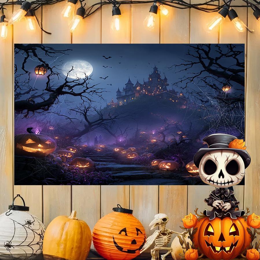 Halloween Ghost Blanket Background Cloth Hanging Cloth Bedroom Bedside Decorative Wall Cloth Rental Dormitory Tapestry 74x94cm(29x37in)
Halloween Ghost Blanket Background Cloth Hanging Cloth Bedroom Bedside Decorative Wall Cloth Rental Dormitory Tapestry 74x94cm(29x37in)