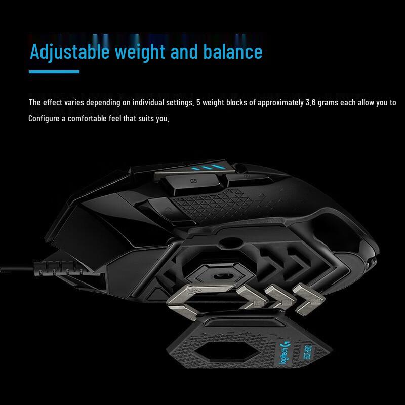 Logitech G502 HERO Wired Gaming Mouse
Logitech G502 HERO Wired Gaming Mouse