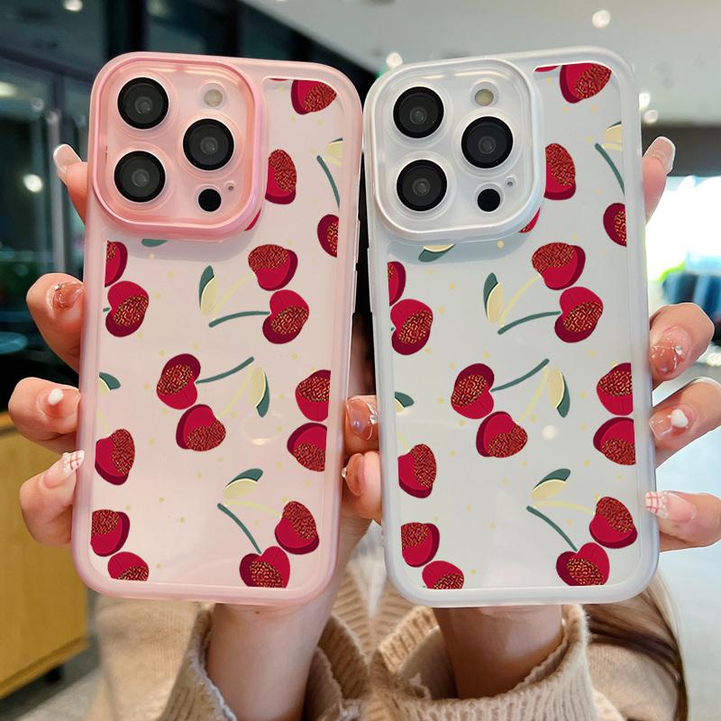 Для iPhone 16 Pro Max 15 Pro 14 Plus 13 12 11 Чехол с рисунком вишни Мягкий силиконовый противоударный защитный объектив Тонкий прозрачный чехол для телефона iPhone 16 чёрный
Для iPhone 16 Pro Max 15 Pro 14 Plus 13 12 11 Чехол с рисунком вишни Мягкий силиконовый противоударный защитный объектив Тонкий прозрачный чехол для телефона iPhone 16 чёрный