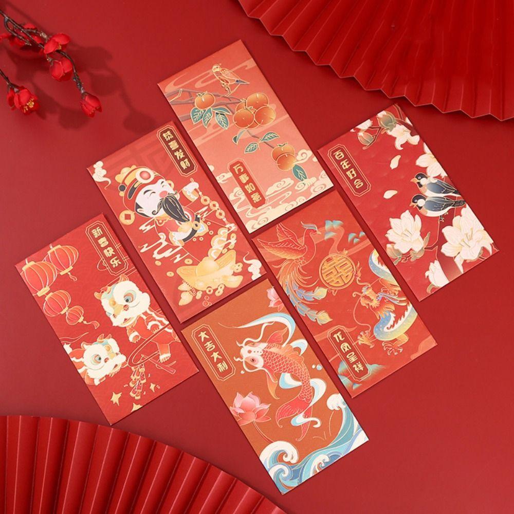 20pcs Chinese Style Lucky Money Bag Dragon and Phoenix Printed Bless Pocket Year of Dragon
20pcs Chinese Style Lucky Money Bag Dragon and Phoenix Printed Bless Pocket Year of Dragon