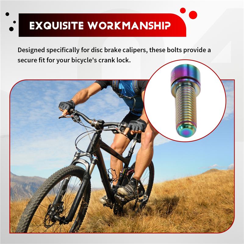 Classy-RISK 4Pcs M6x 18Mm Bolt For Disc Brake Caliper Clamp MTB Bike Bicycle Screw Crank Lock Bolts For Road різнокольоровий
Classy-RISK 4Pcs M6x 18Mm Bolt For Disc Brake Caliper Clamp MTB Bike Bicycle Screw Crank Lock Bolts For Road різнокольоровий