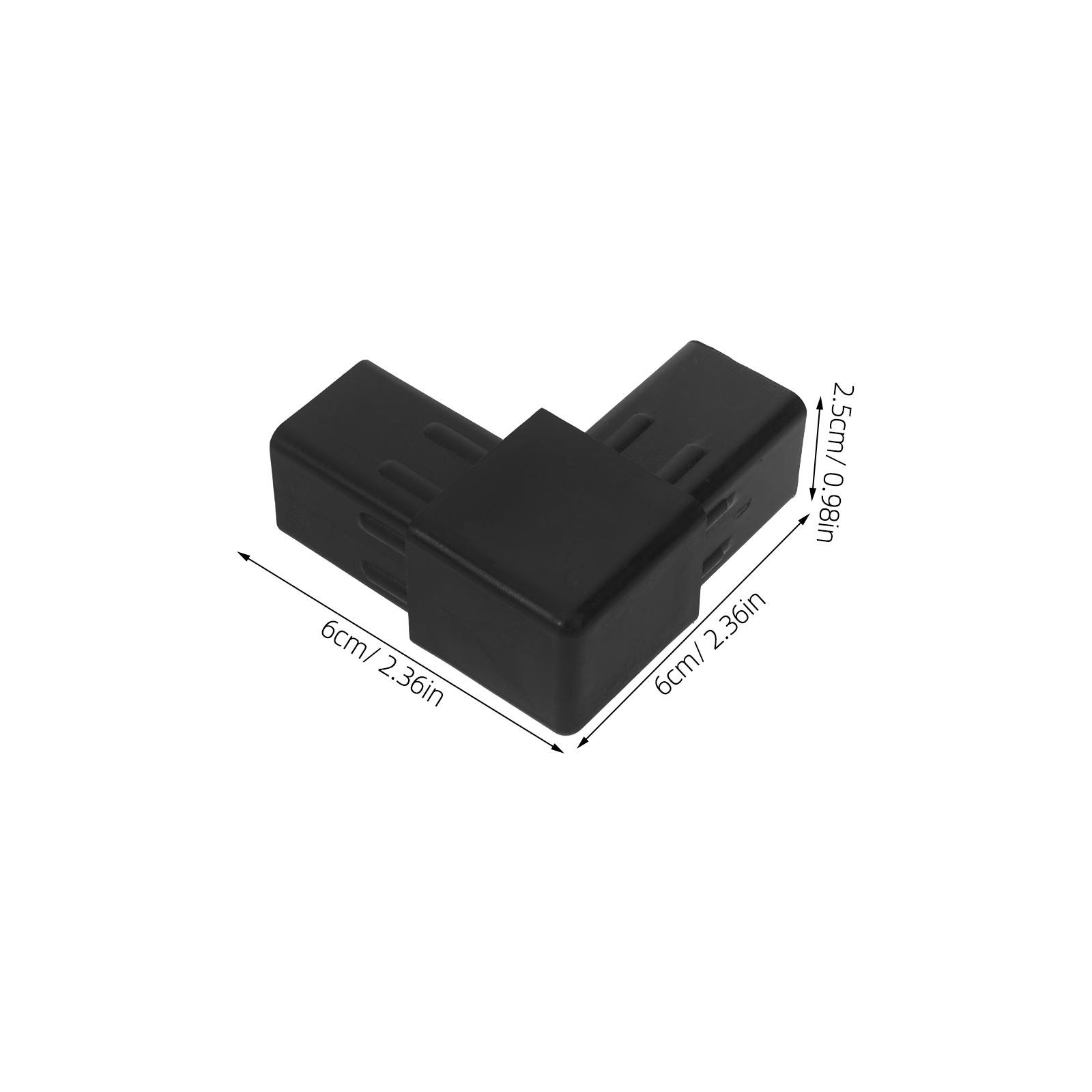 10pcs Tubing Connector L Shape Plastic Pipe Fittings Joint Adapter Support Tube Connectors Tubing Joints 6.00X6.00X2.50CM чорний
10pcs Tubing Connector L Shape Plastic Pipe Fittings Joint Adapter Support Tube Connectors Tubing Joints 6.00X6.00X2.50CM чорний