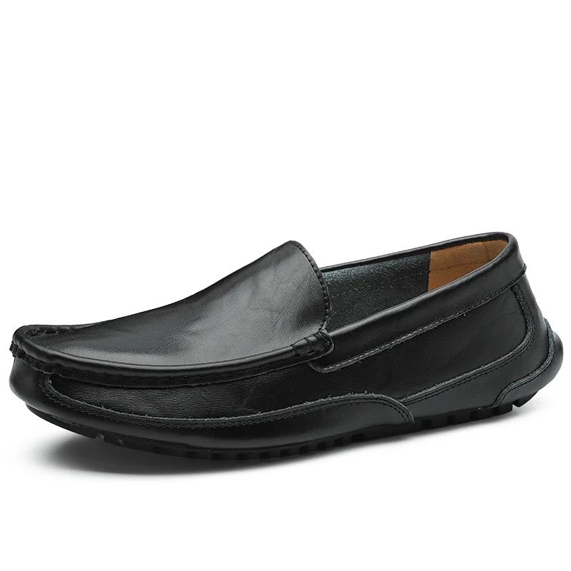 Men Loafers Genuine Leather Casual Shoes For Men Classic Boat Shoes Man Footwear Light Plus size 38-48 48 чорний
Men Loafers Genuine Leather Casual Shoes For Men Classic Boat Shoes Man Footwear Light Plus size 38-48 48 чорний