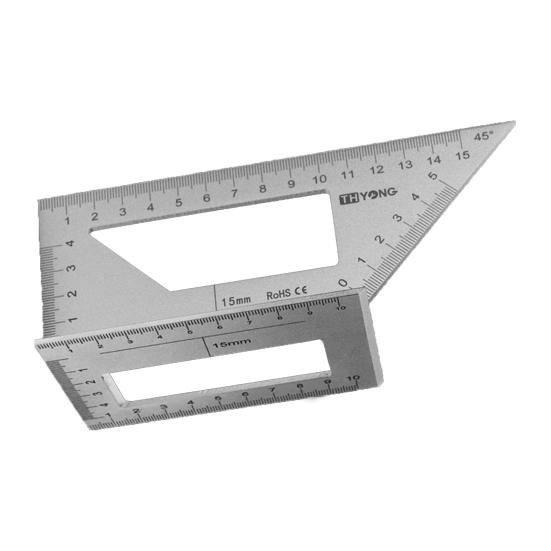 Aluminum Alloy 45/90 Degree Angle Ruler Vertical T-shape Gauge Protractor Tool
Aluminum Alloy 45/90 Degree Angle Ruler Vertical T-shape Gauge Protractor Tool