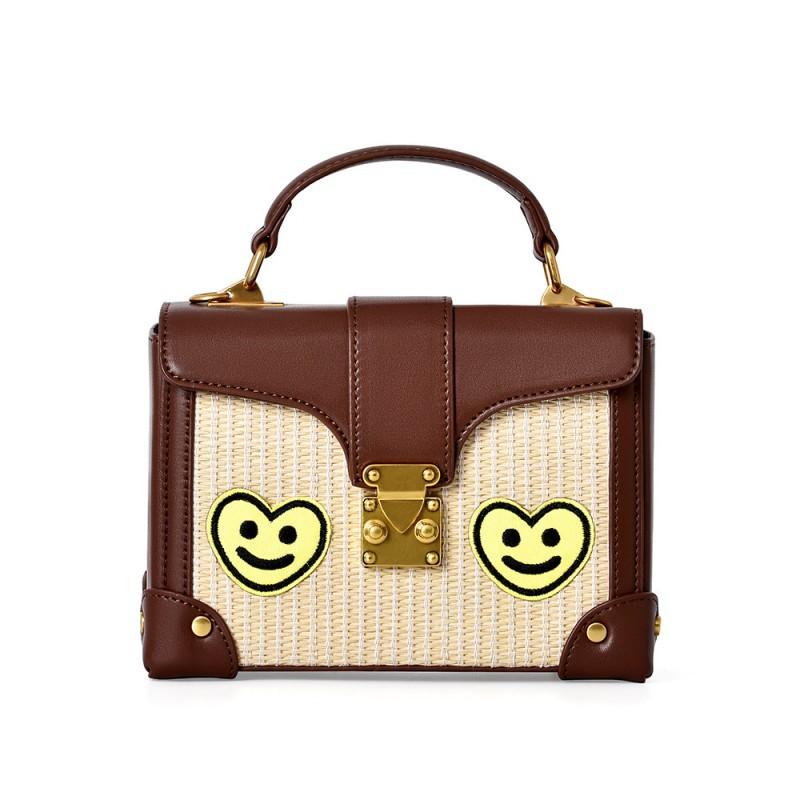 Woven Bag Ins Style Women s Female Niche Versatile High Beauty Grass Shoulder Length 19x Width 7.5x Height 13.5cm коричневый
Woven Bag Ins Style Women s Female Niche Versatile High Beauty Grass Shoulder Length 19x Width 7.5x Height 13.5cm коричневый