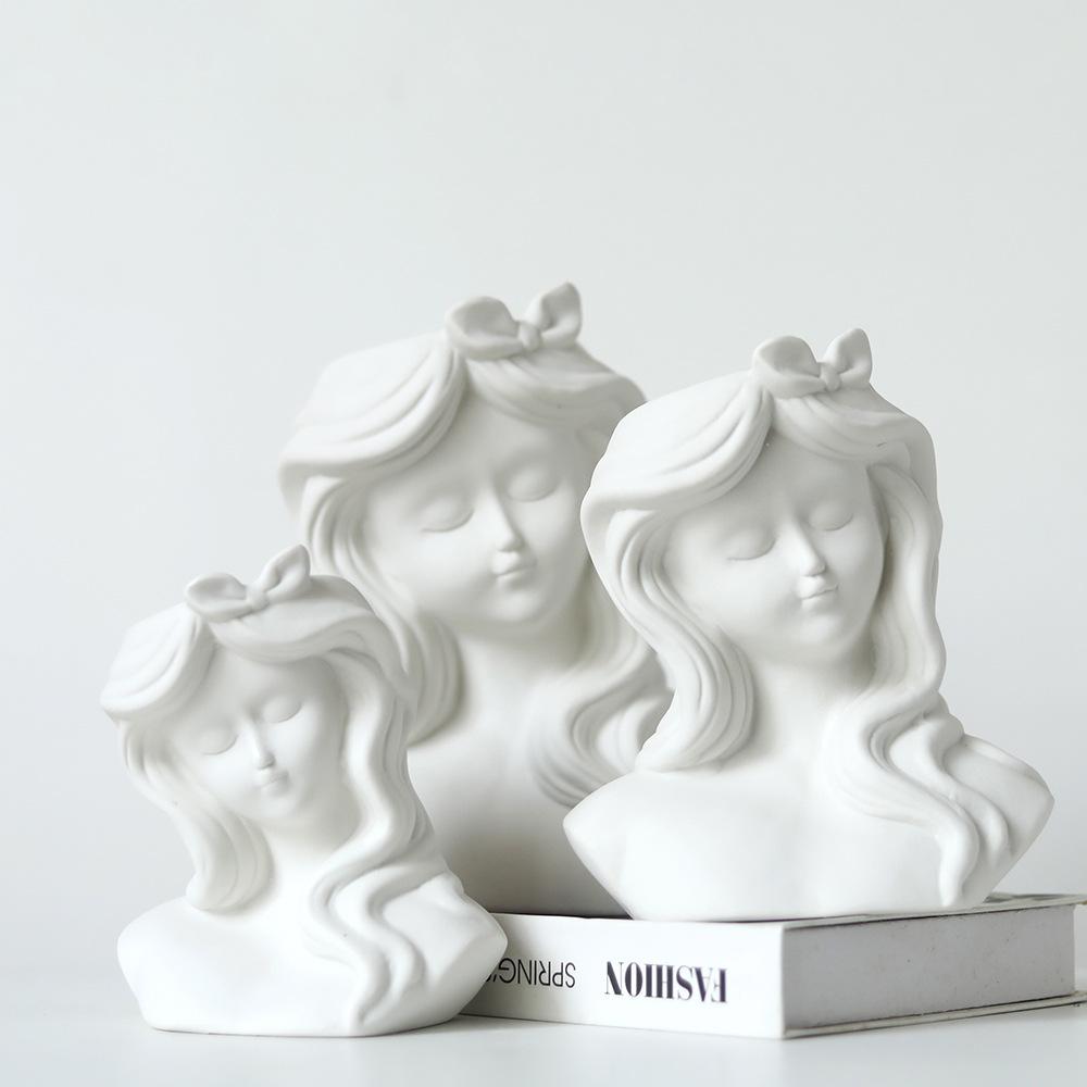 White Ceramic Vase Body Modeling Cartoon Girl Flower Vase Flower Arrangement Accessories Home Furnishing Decoration Vases Pots
White Ceramic Vase Body Modeling Cartoon Girl Flower Vase Flower Arrangement Accessories Home Furnishing Decoration Vases Pots