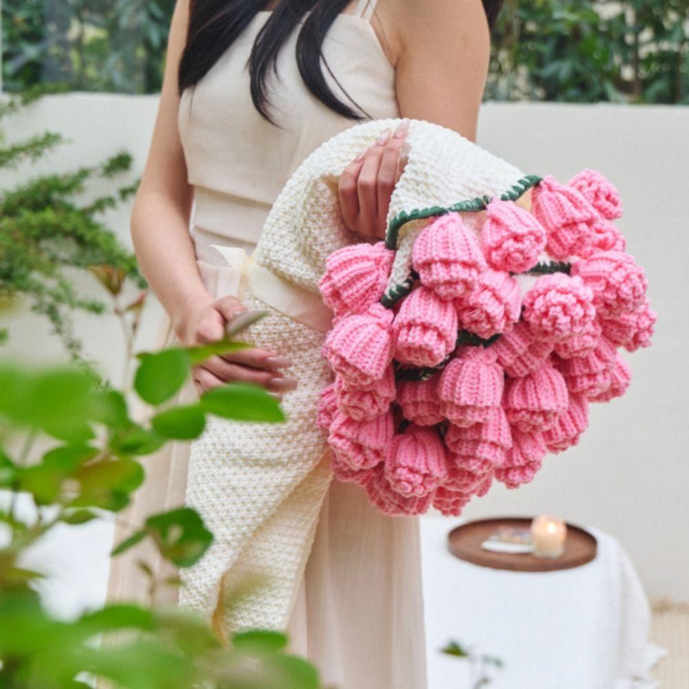 Finished Rose Sunflower Bouquet Blanket Fashion Artificial Knitted Blanket Mother s Day Sunflower
Finished Rose Sunflower Bouquet Blanket Fashion Artificial Knitted Blanket Mother s Day Sunflower