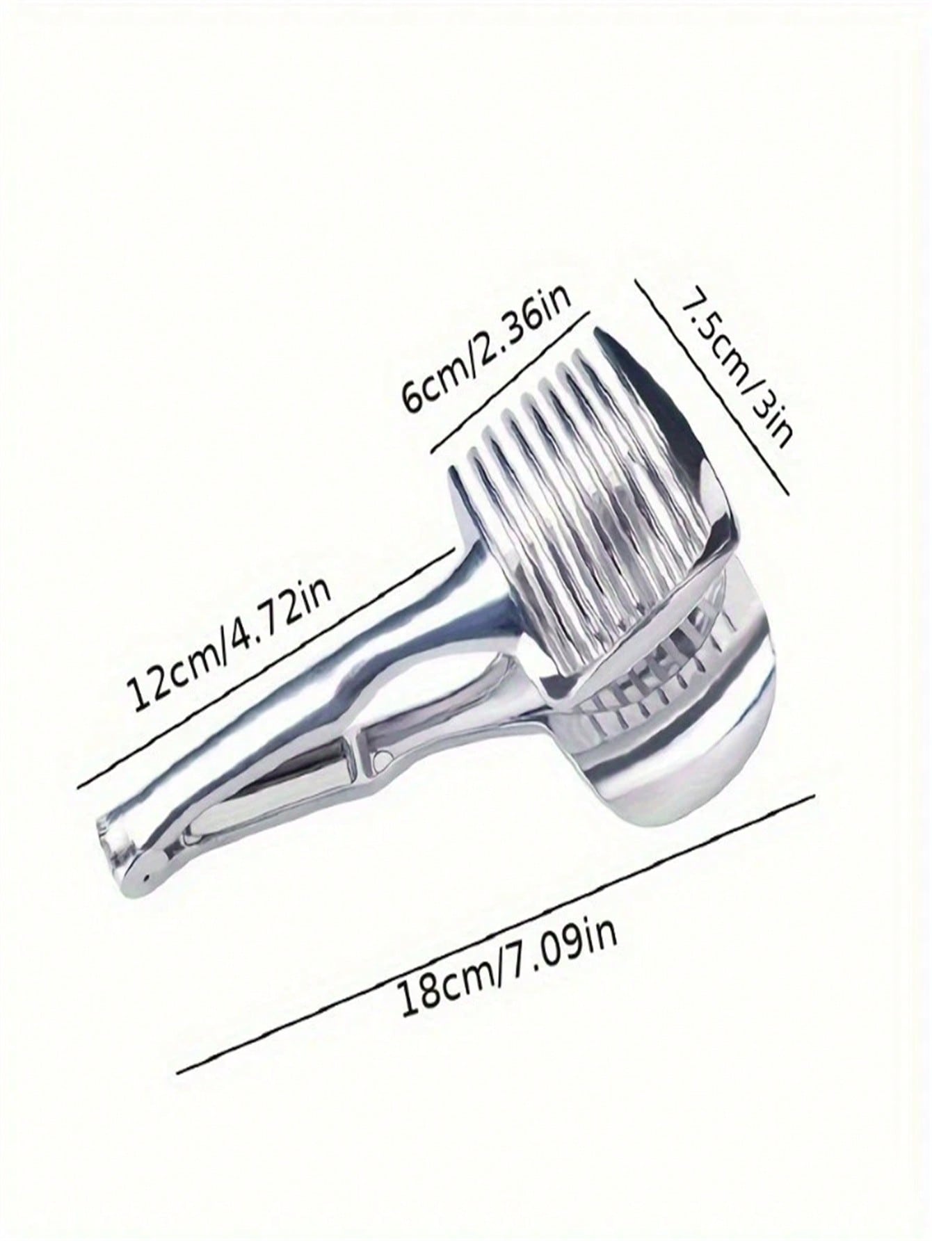 1pc Stainless Steel Tomato & Lemon Slicer - Multi-blade Design for Effortless Cutting! This kitchen essential effortlessly slice серебряный
1pc Stainless Steel Tomato & Lemon Slicer - Multi-blade Design for Effortless Cutting! This kitchen essential effortlessly slice серебряный