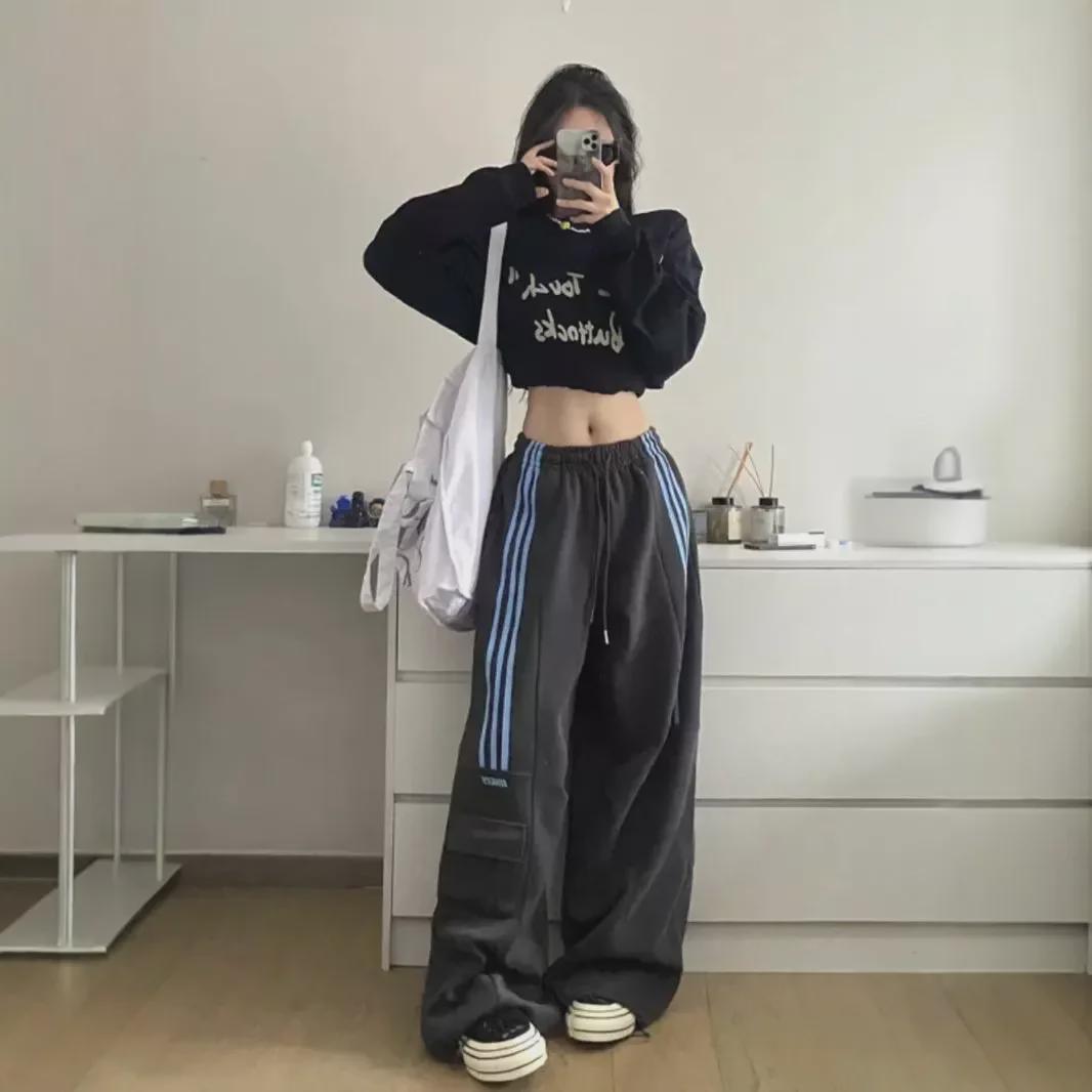 Women s High-Waist Retro Wide-Leg Splicing Pants for Autumn/Winter - Casual Straight-Leg Overalls XL темно-сірий
Women s High-Waist Retro Wide-Leg Splicing Pants for Autumn/Winter - Casual Straight-Leg Overalls XL темно-сірий