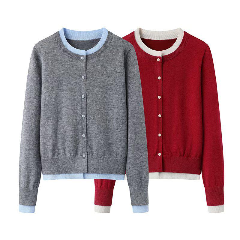 Women s Spring 2025 Color Block Knit Cardigan - Ancola Red Round Neck Sweater Medium червоний
Women s Spring 2025 Color Block Knit Cardigan - Ancola Red Round Neck Sweater Medium червоний