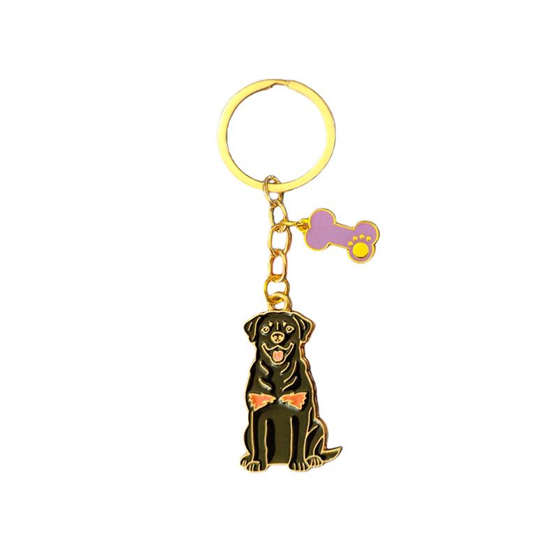 Rottweiler Cartoon Metal Keychain Zinc Alloy LOGO Pendant Keyring золотий
Rottweiler Cartoon Metal Keychain Zinc Alloy LOGO Pendant Keyring золотий