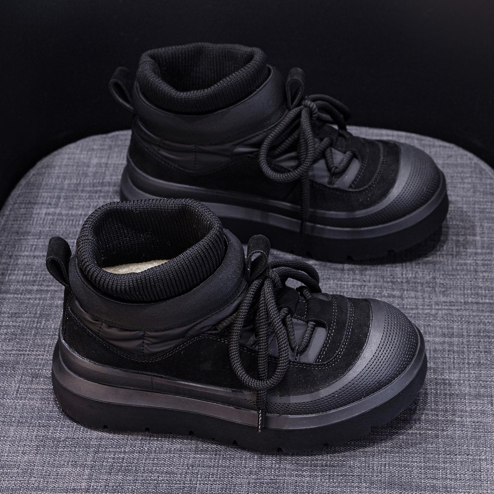 Non-slip snow boots women s winter 2025 thickened velvet versatile thermal casual boots lace-up short tube platform cotton shoes 40
Non-slip snow boots women s winter 2025 thickened velvet versatile thermal casual boots lace-up short tube platform cotton shoes 40