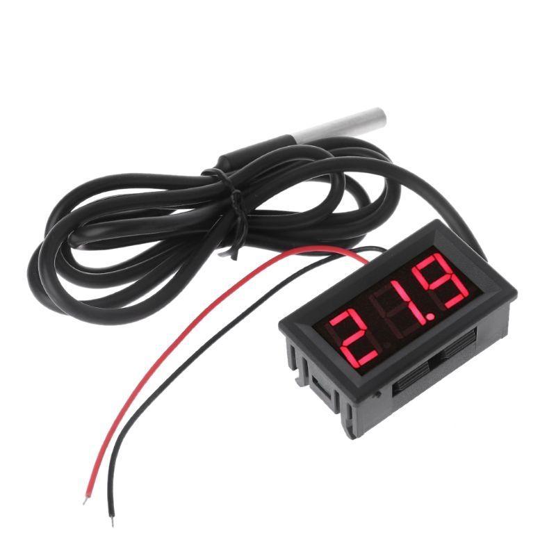 Multifunction Digital Thermometer with Probe Temperature Easy Wiring червоний
Multifunction Digital Thermometer with Probe Temperature Easy Wiring червоний