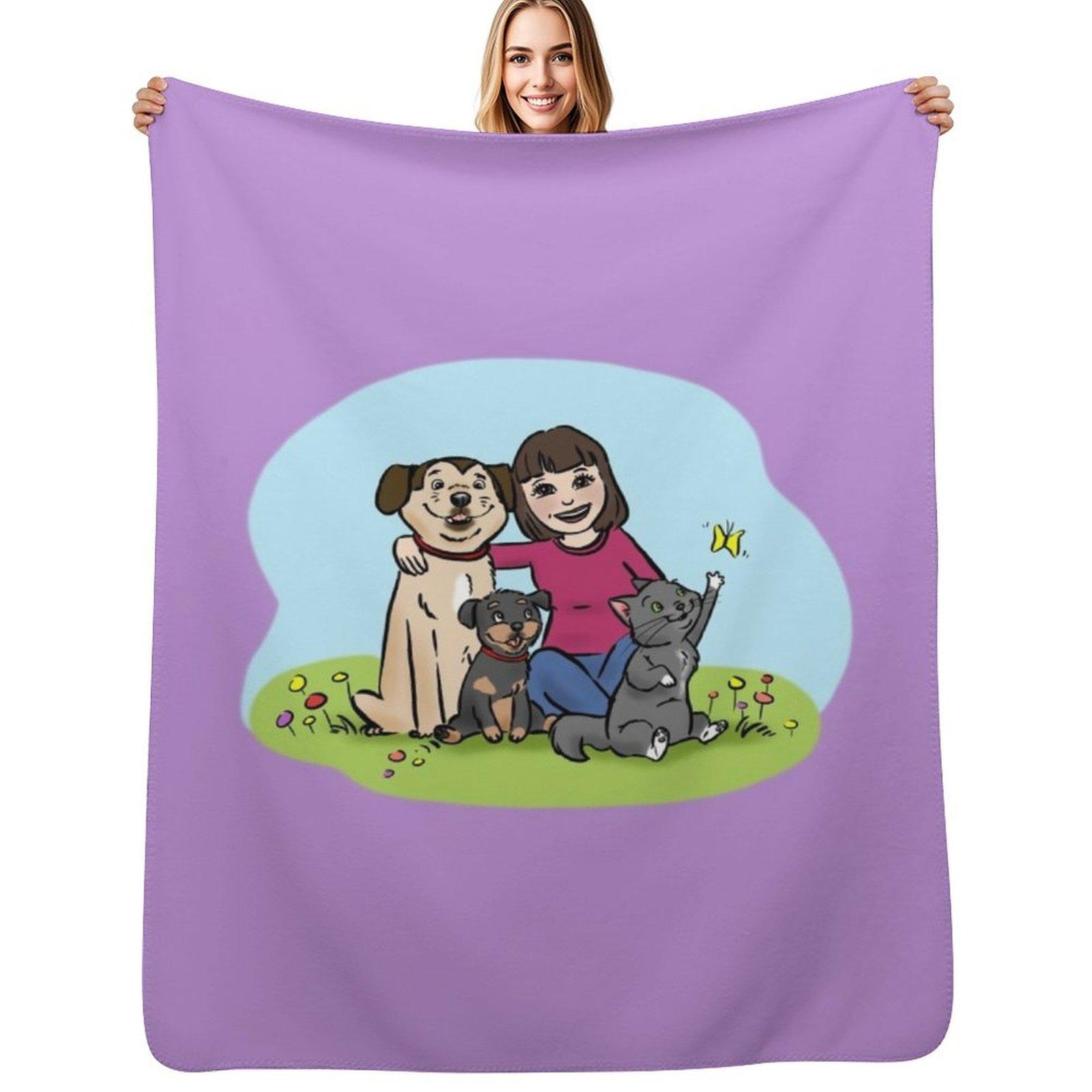 Leslie Pets Holiday 2023 Throw Blanket Outdoor Soft Blanket for Picnic Beach Camping 102x76cm(40x30in)
Leslie Pets Holiday 2023 Throw Blanket Outdoor Soft Blanket for Picnic Beach Camping 102x76cm(40x30in)