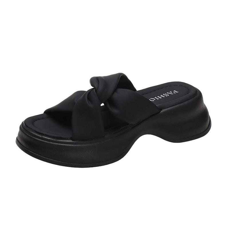 Жіночі літні шльопанці на товстій підошві 2025 нові шльопанці з бантиком у стилі феї для пляжу 40 чорний
Жіночі літні шльопанці на товстій підошві 2025 нові шльопанці з бантиком у стилі феї для пляжу 40 чорний