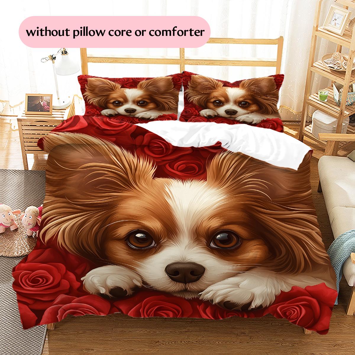 Papillon and roses Pattern Bedding Home Decoration Birthday Gift (1 * duvet cover + 2 * pillowcase, without core) 135x200cm
Papillon and roses Pattern Bedding Home Decoration Birthday Gift (1 * duvet cover + 2 * pillowcase, without core) 135x200cm