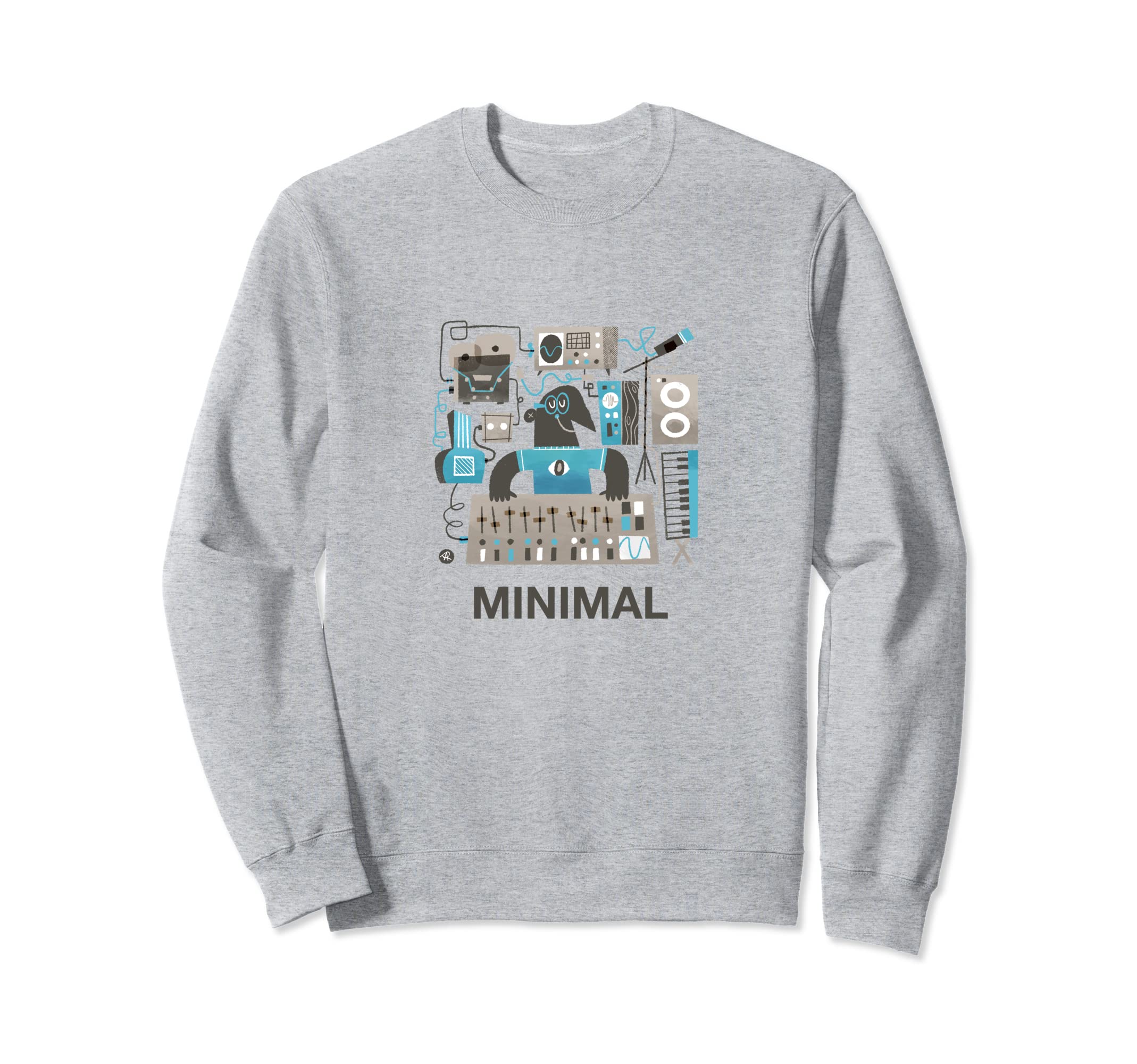 Minimal Music Retro Techno Music Raver EDM Party 90s Sweatshirt сірий колір
Minimal Music Retro Techno Music Raver EDM Party 90s Sweatshirt сірий колір