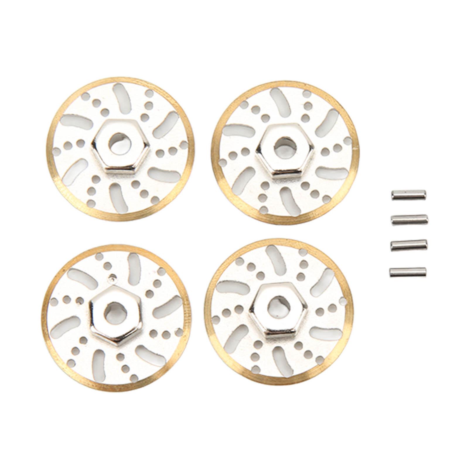 4pcs RC Counter Weight Brake Disc Brass Wheel Weights Hex Adapter for Axial SCX24 Gladiator C10
4pcs RC Counter Weight Brake Disc Brass Wheel Weights Hex Adapter for Axial SCX24 Gladiator C10
