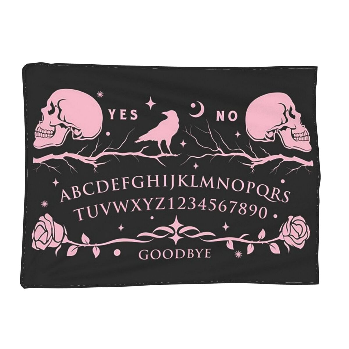 Ouija Board Bat Black Blankets Soft Warm Flannel Throw Blanket Plush for Bed Living room Picnic Travel Home Sofa 80x120cm
Ouija Board Bat Black Blankets Soft Warm Flannel Throw Blanket Plush for Bed Living room Picnic Travel Home Sofa 80x120cm