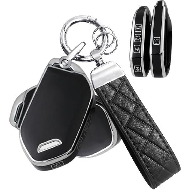 Key Cover Compatible with Kia Telluride 2023-2026 Sorento 2024 2025 K4 K5 Carnival Sportage Case Protector Holder 5 Button Black
Key Cover Compatible with Kia Telluride 2023-2026 Sorento 2024 2025 K4 K5 Carnival Sportage Case Protector Holder 5 Button Black