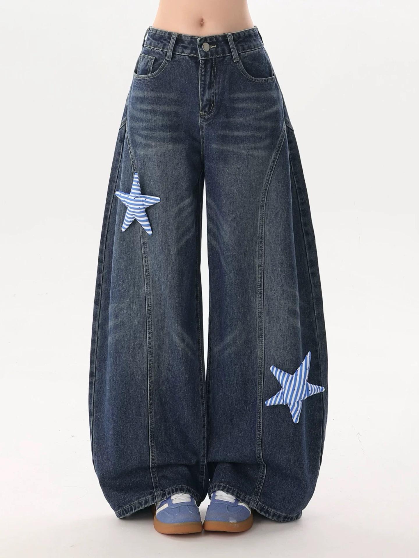 Women s Wide-Leg 3D Star Jeans – Loose, Floor-Length for Spring 2026 XL синий
Women s Wide-Leg 3D Star Jeans – Loose, Floor-Length for Spring 2026 XL синий