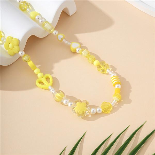 Blue/Yellow/Purple Candy Color Necklace Flower Star Candy Beaded Acrylic Princess Wind Necklace лимонно-жовтий колір
Blue/Yellow/Purple Candy Color Necklace Flower Star Candy Beaded Acrylic Princess Wind Necklace лимонно-жовтий колір