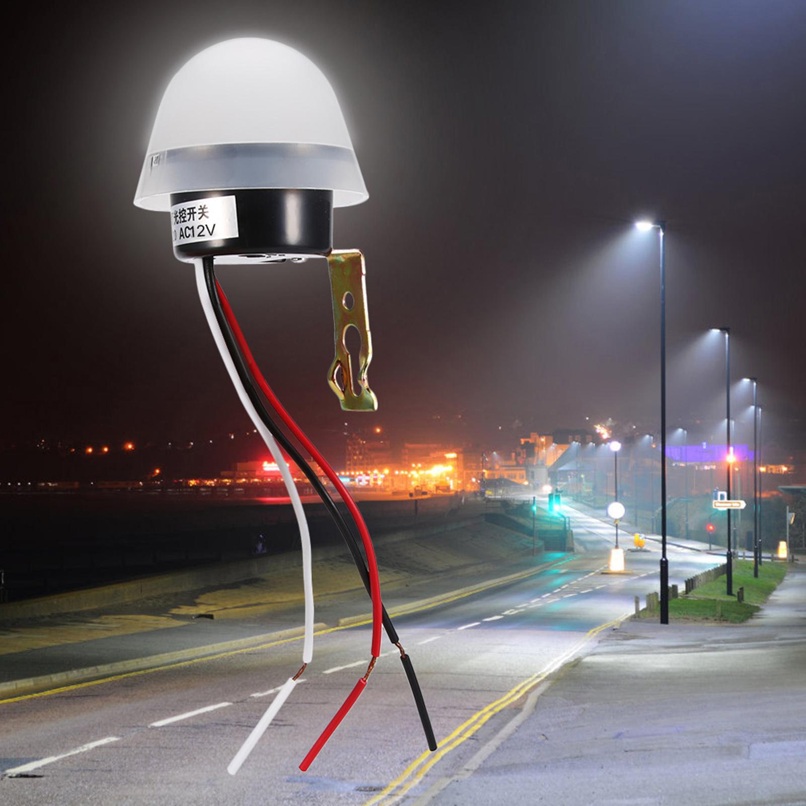 Automatic Auto On Off Photocell Street Light Switch DC AC 10A Sensor Switch(12V)
Automatic Auto On Off Photocell Street Light Switch DC AC 10A Sensor Switch(12V)