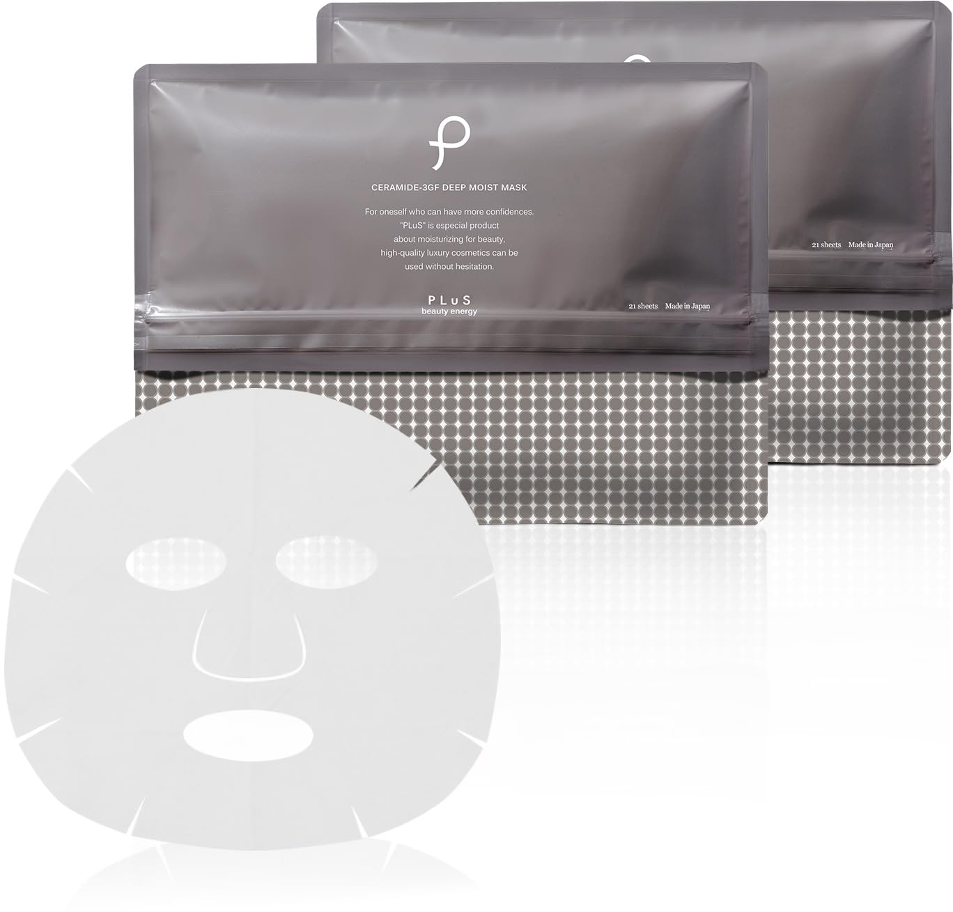 PLuS Sheet Mask Ceramide 3GF Deep Moist Mask Pack Face Mask EGF FGF IGF Retinol in pieces 2 (Made Japan) (21 sets)
PLuS Sheet Mask Ceramide 3GF Deep Moist Mask Pack Face Mask EGF FGF IGF Retinol in pieces 2 (Made Japan) (21 sets)
