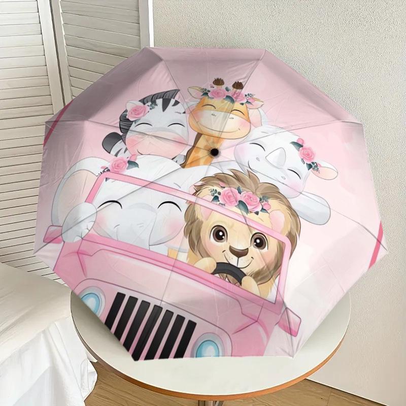 1pc Adorable Animal Adventure Umbrella with Plastic Handle,Suitable for All Seasons Home Travel Outdoor UmbrellaDD360
1pc Adorable Animal Adventure Umbrella with Plastic Handle,Suitable for All Seasons Home Travel Outdoor UmbrellaDD360