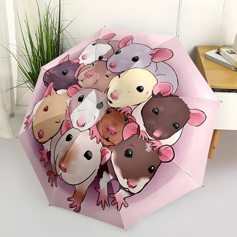 1pc Rat Plushies Automatic Folding Umbrella - Portable Collapsible Design, 8-Rib Iron Frame, Durable Fabric yy251125095
1pc Rat Plushies Automatic Folding Umbrella - Portable Collapsible Design, 8-Rib Iron Frame, Durable Fabric yy251125095