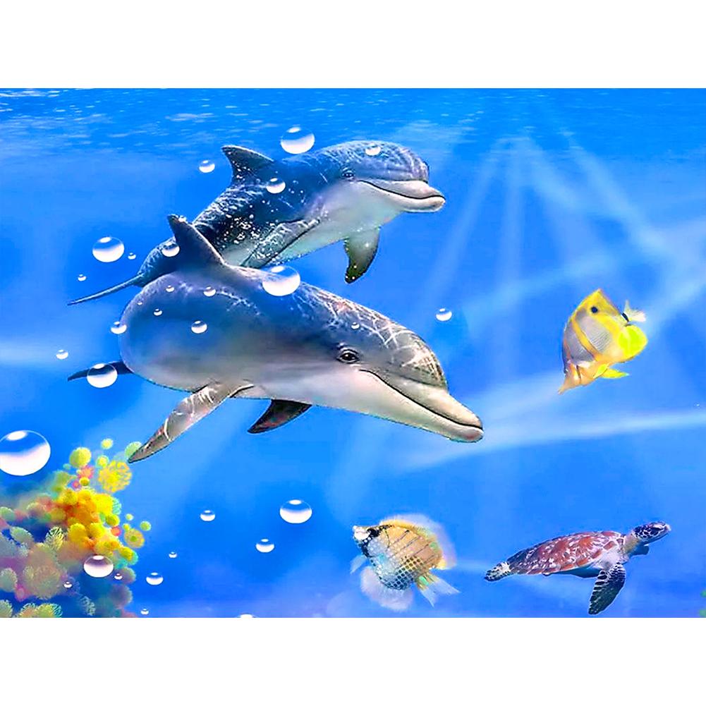 Huacan 5D DIY Full Drill Diamond Painting Dotz Kit Dolphin Sunset Mosaic для взрослых Домашний декор стен
Huacan 5D DIY Full Drill Diamond Painting Dotz Kit Dolphin Sunset Mosaic для взрослых Домашний декор стен