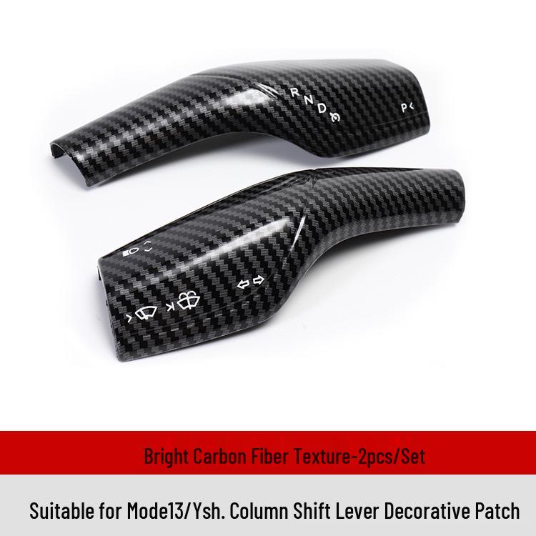 Tesla Model 3/Y Gear & Wiper Lever Trim Kit: Interior Accessory Set
Tesla Model 3/Y Gear & Wiper Lever Trim Kit: Interior Accessory Set