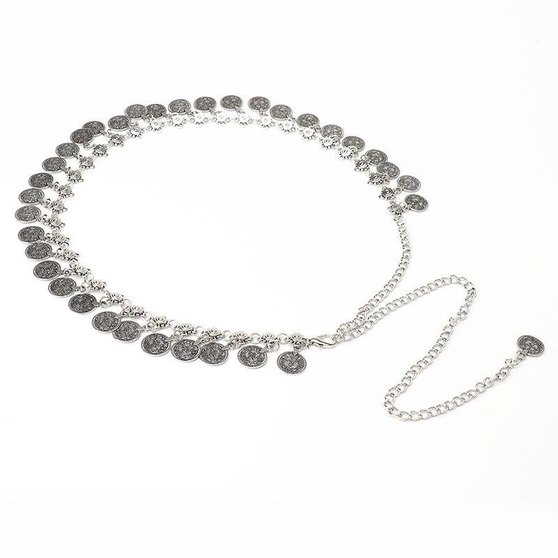 Металлическая подвеска в ретро этническом стиле, пояс с древней монетой, богемное платье с бахромой, аксессуары, поясная цепочка для женщин серебряный
Металлическая подвеска в ретро этническом стиле, пояс с древней монетой, богемное платье с бахромой, аксессуары, поясная цепочка для женщин серебряный