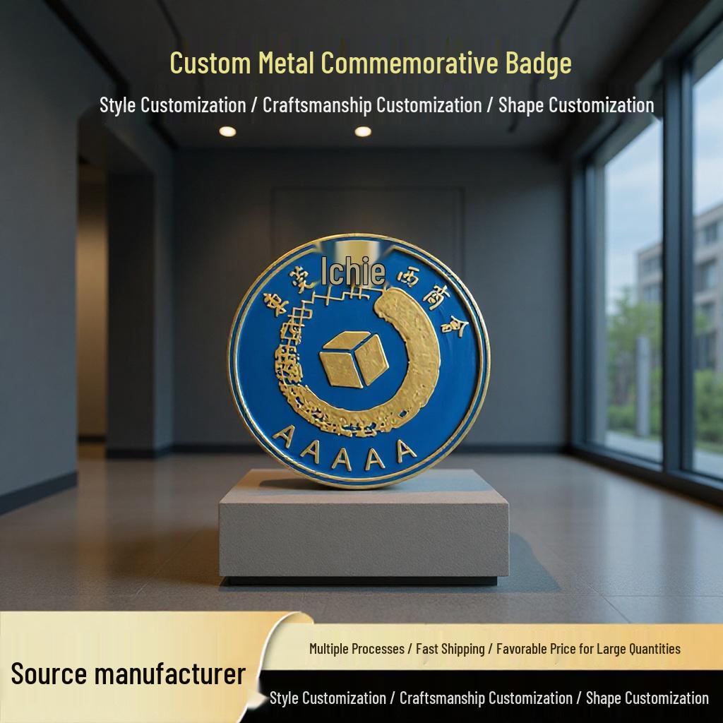 School Emblem Metal Name Tag - Custom Event Badge with Painted Plating Custom Size
School Emblem Metal Name Tag - Custom Event Badge with Painted Plating Custom Size