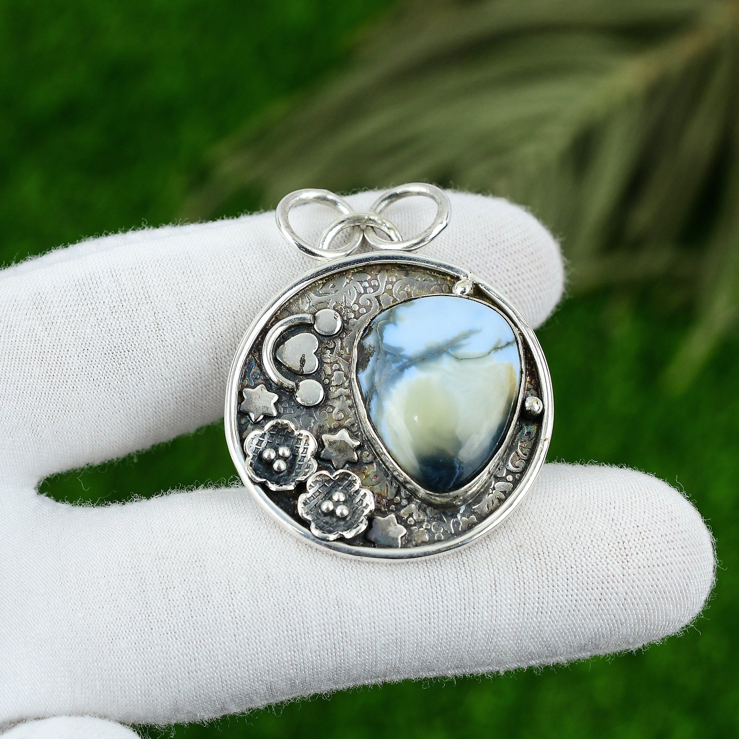 Womens day Deal Natural Owhyee Blue Opal Sterling Silver Sister Pendant Jewelry
Womens day Deal Natural Owhyee Blue Opal Sterling Silver Sister Pendant Jewelry