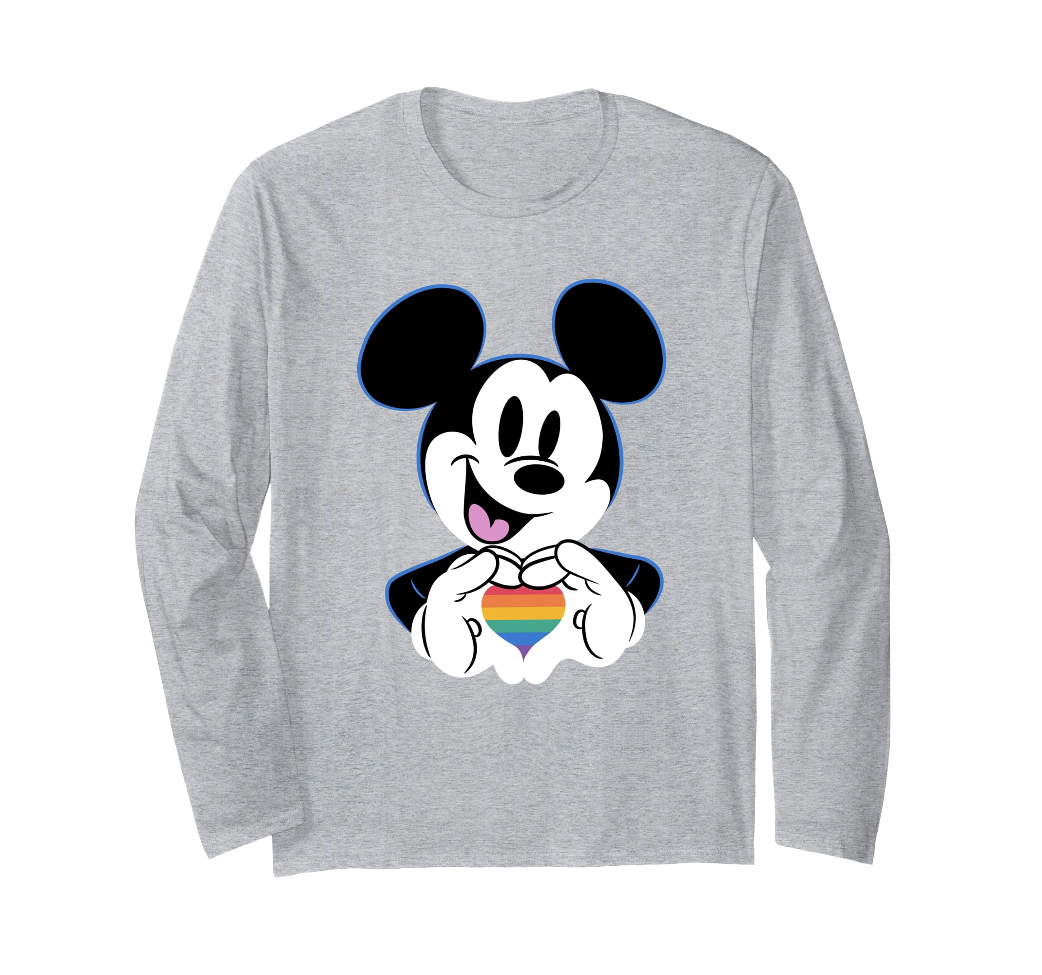 Disney Mickey And Friends Heart Shaped Hands Rainbow Long-Sleeve T-Shirt сірий колір
Disney Mickey And Friends Heart Shaped Hands Rainbow Long-Sleeve T-Shirt сірий колір