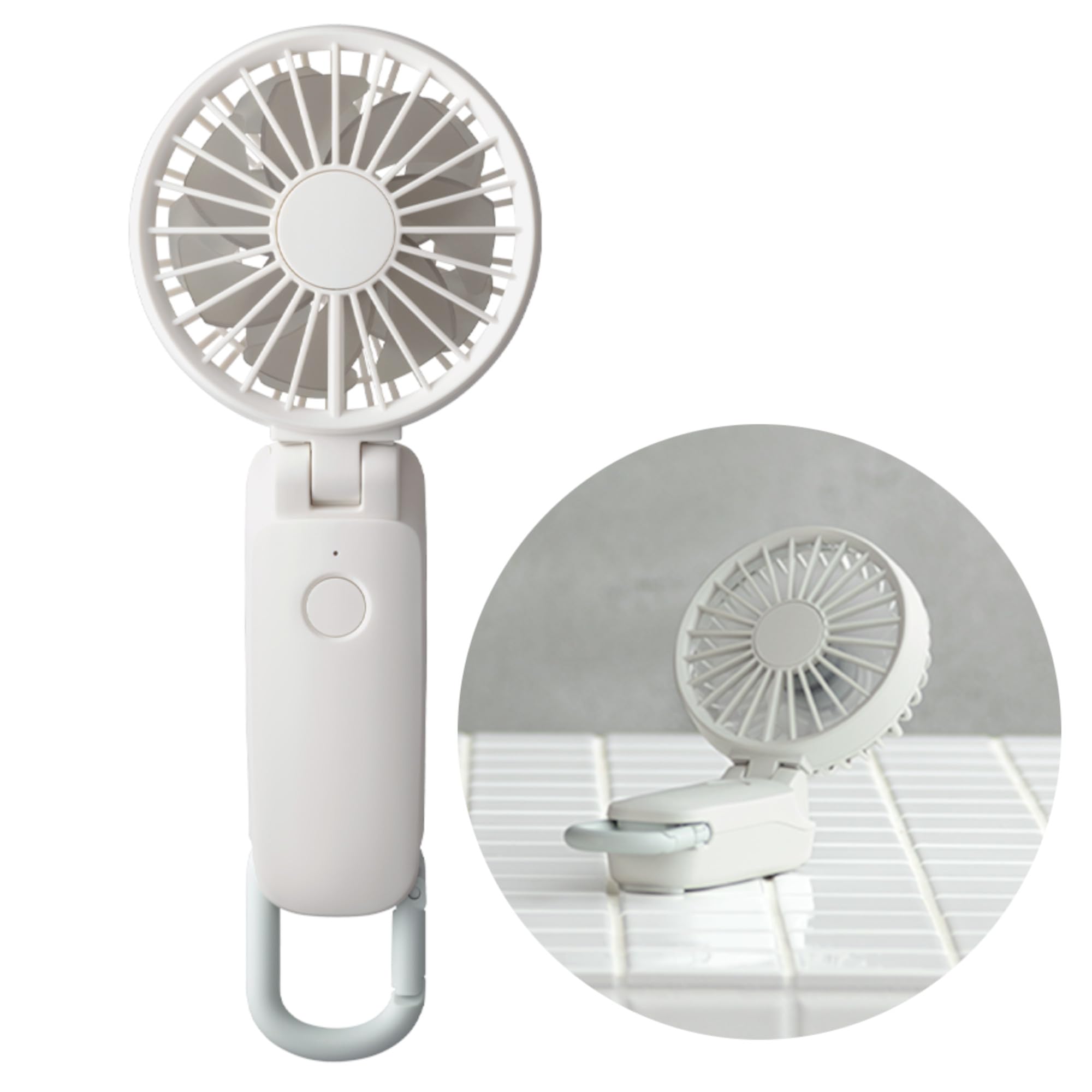 RHYTHM Handy Fan 2024 Silent Neck Hanging Tabletop USB Rechargeable Powerful Weak but Cool Double Rotating Fan DC Motor Comes with Carabiner and Strap
RHYTHM Handy Fan 2024 Silent Neck Hanging Tabletop USB Rechargeable Powerful Weak but Cool Double Rotating Fan DC Motor Comes with Carabiner and Strap