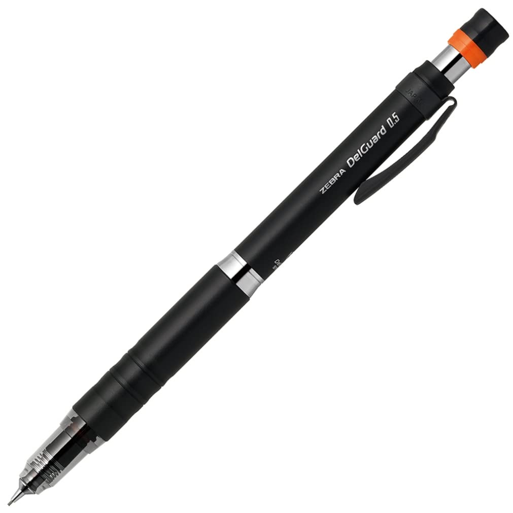 Zebra Mechanical Pencil Delguard Type Lx Black 0.5mm P-MA86-BK 
Zebra Mechanical Pencil Delguard Type Lx Black 0.5mm P-MA86-BK