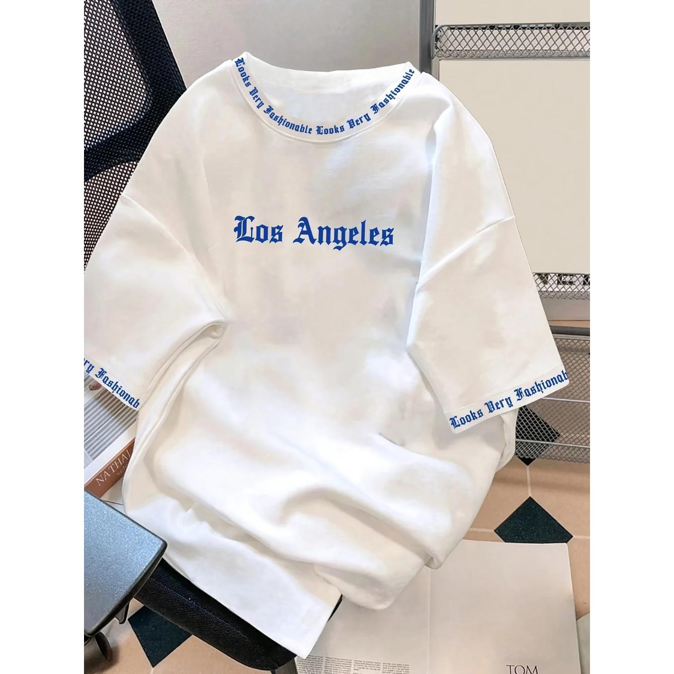 The New T-shirt for Summer A Casual Fashionable T Shirt Sporty Breathable Soft Comfortable Tshirt Simple 3D Letter Print Tees 4XL
The New T-shirt for Summer A Casual Fashionable T Shirt Sporty Breathable Soft Comfortable Tshirt Simple 3D Letter Print Tees 4XL