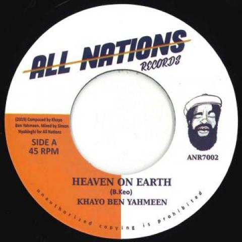 7inch Record KHAYO BEN YAHMEEN - Heaven On Earth / Dub On Earth ANR7002 All Nations 2019 France Reggae, Ska & Dub
7inch Record KHAYO BEN YAHMEEN - Heaven On Earth / Dub On Earth ANR7002 All Nations 2019 France Reggae, Ska & Dub