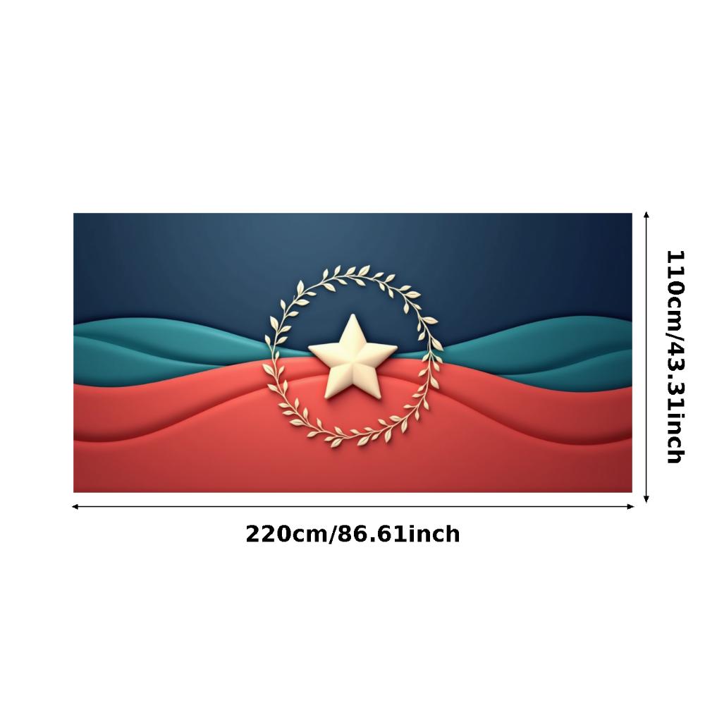 Red White Blue Patriotic Banner Durable Fabric Stars and Stripes Banner Polyester Material American Flag Pattern
Red White Blue Patriotic Banner Durable Fabric Stars and Stripes Banner Polyester Material American Flag Pattern