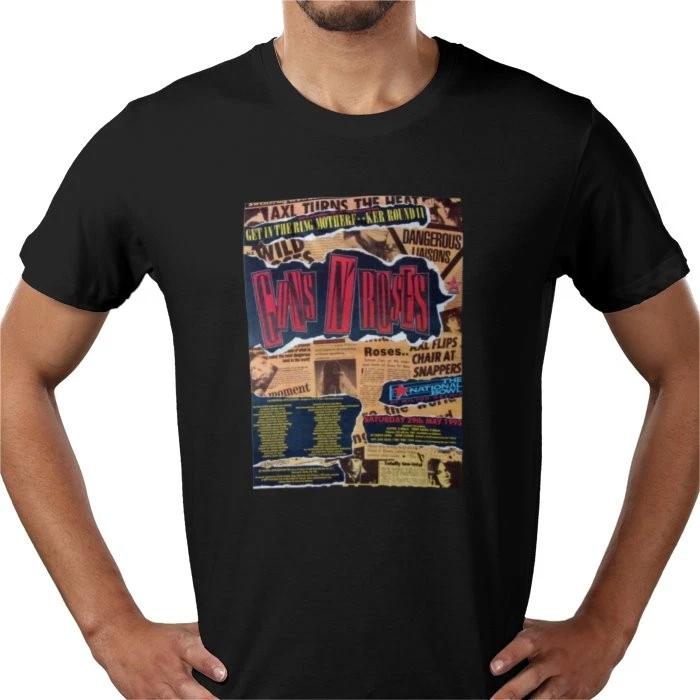 Флаер концерта рок-группы Guns & Roses 1993 года музыкальное искусство футболка футболка Великобритания XL
Флаер концерта рок-группы Guns & Roses 1993 года музыкальное искусство футболка футболка Великобритания XL