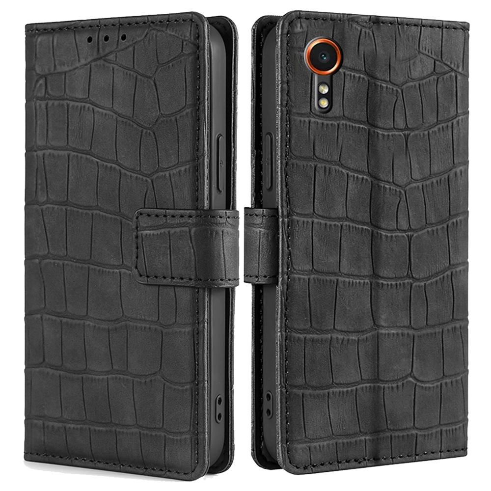 For Samsung Galaxy Xcover7 Case Crocodile Texture Leather Wallet Phone Cover Black
For Samsung Galaxy Xcover7 Case Crocodile Texture Leather Wallet Phone Cover Black
