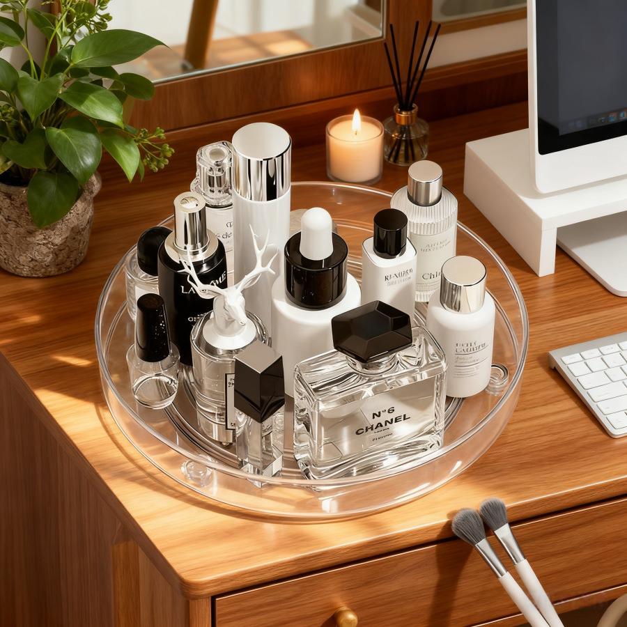 360° Rotating Kitchen & Bathroom Organizer for Spices and Skincare Products
360° Rotating Kitchen & Bathroom Organizer for Spices and Skincare Products