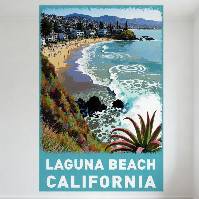 Vintage Laguna Beach California Metal Tin Sign Retro Coastal Beach Scene Wall Plaque for Home Office Bar Decor 20x30cm(7.8x11.8inch)
Vintage Laguna Beach California Metal Tin Sign Retro Coastal Beach Scene Wall Plaque for Home Office Bar Decor 20x30cm(7.8x11.8inch)