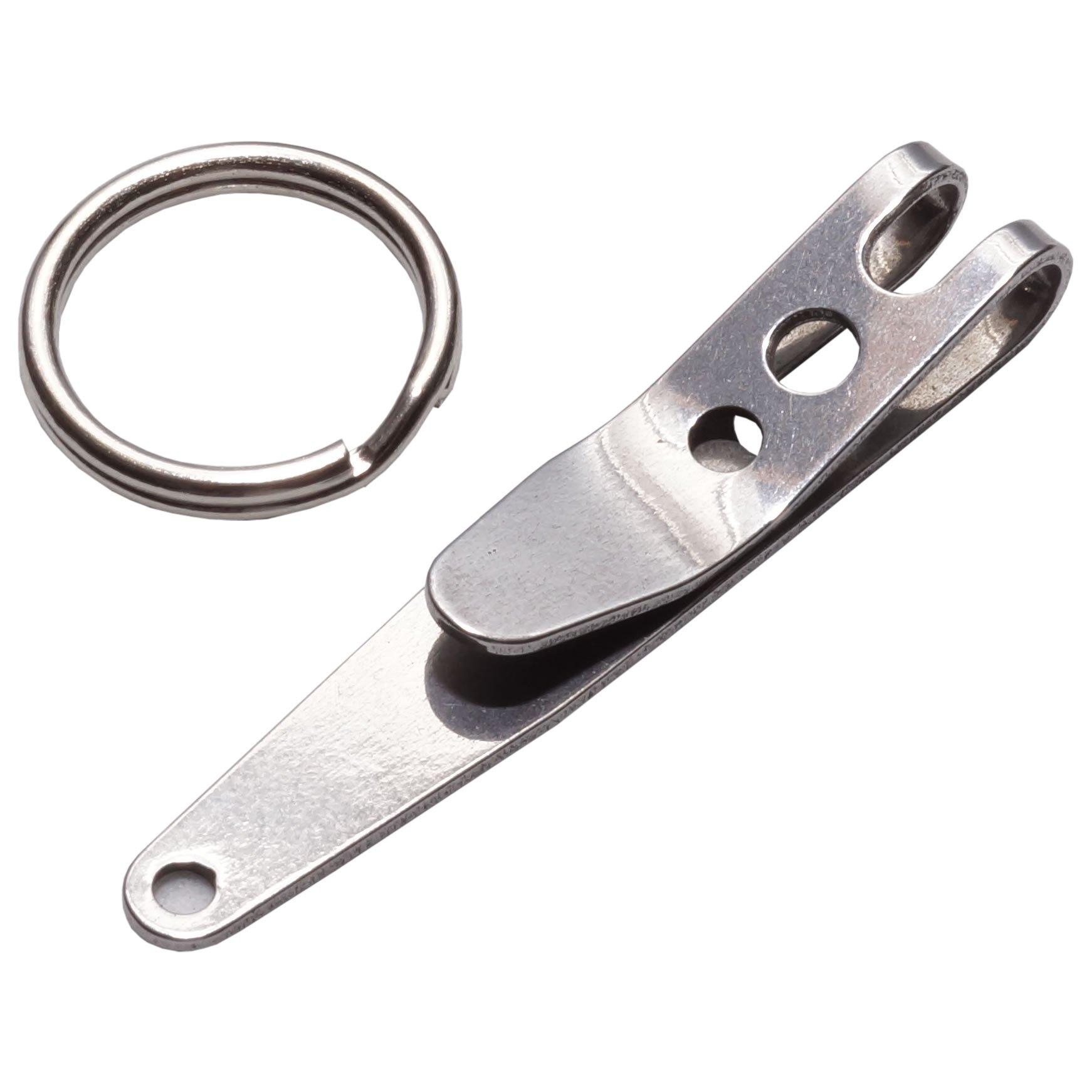 Mini Clip with Ring Money Clip Belt Clip Mall Outdoor Compact Small Stainless Steel PR-BTCLIP
Mini Clip with Ring Money Clip Belt Clip Mall Outdoor Compact Small Stainless Steel PR-BTCLIP
