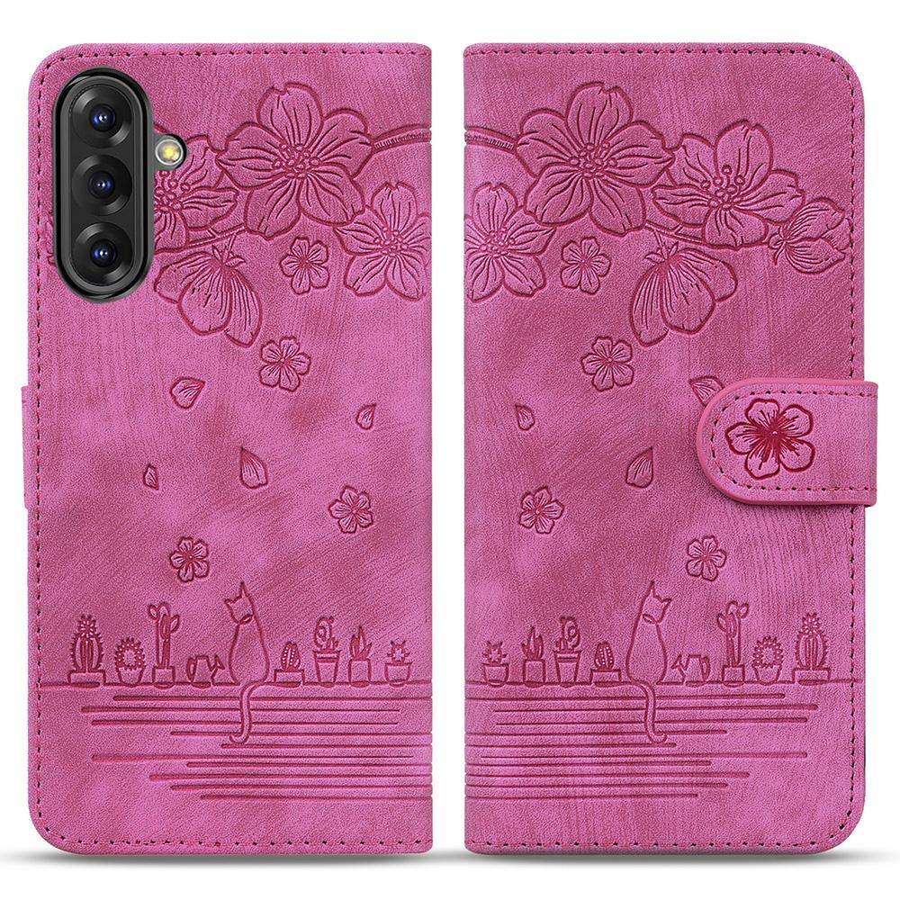 Чохол для Samsung Galaxy A36 5G Чохол-книжка Підставка Шкіряний Чохол для телефону З тисненням Квітка сакури Кіт Rose
Чохол для Samsung Galaxy A36 5G Чохол-книжка Підставка Шкіряний Чохол для телефону З тисненням Квітка сакури Кіт Rose