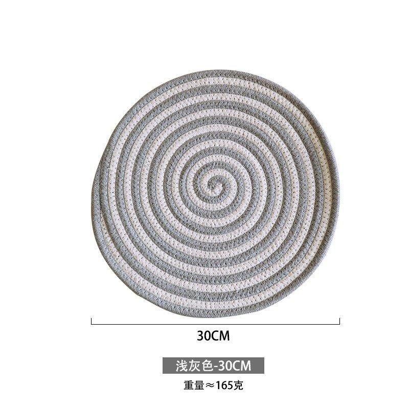 Heat insulation pad, anti-scalding and non-slip, double-spell colored cotton rope placemat, plate mat, Mark coaster. (Light Grey,18cm) світло-сірого кольору
Heat insulation pad, anti-scalding and non-slip, double-spell colored cotton rope placemat, plate mat, Mark coaster. (Light Grey,18cm) світло-сірого кольору