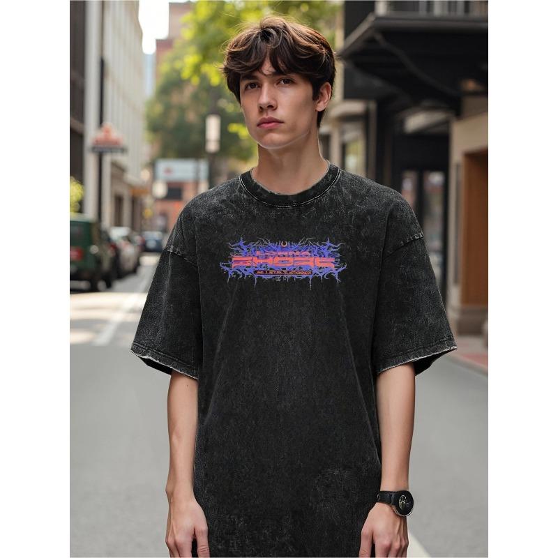 Washed Men s Retro Street T-shirt Black Abstract Flame Print Casual Daily Wear, Fashionable,Oversized S чёрный
Washed Men s Retro Street T-shirt Black Abstract Flame Print Casual Daily Wear, Fashionable,Oversized S чёрный
